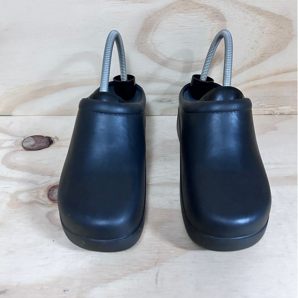 Klogs - Genuine Rubber - Clog Shoes - Black - Women's - 6 - Picture 2 of 9